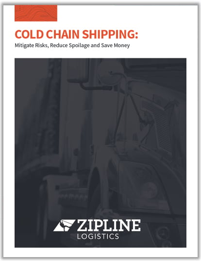 ebook cover refrigerated logistics tips for cold chain shippers
